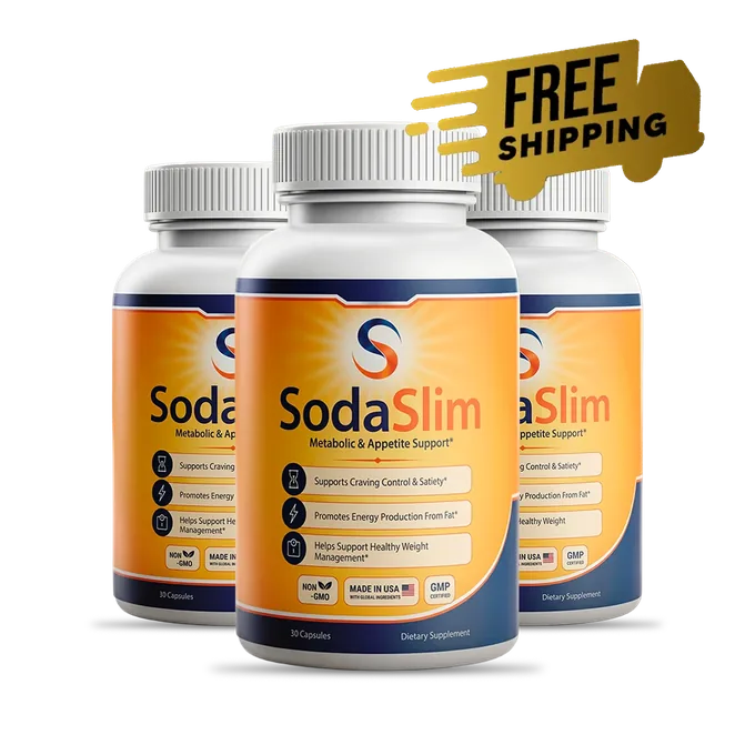 Three bottles of SodaSlim